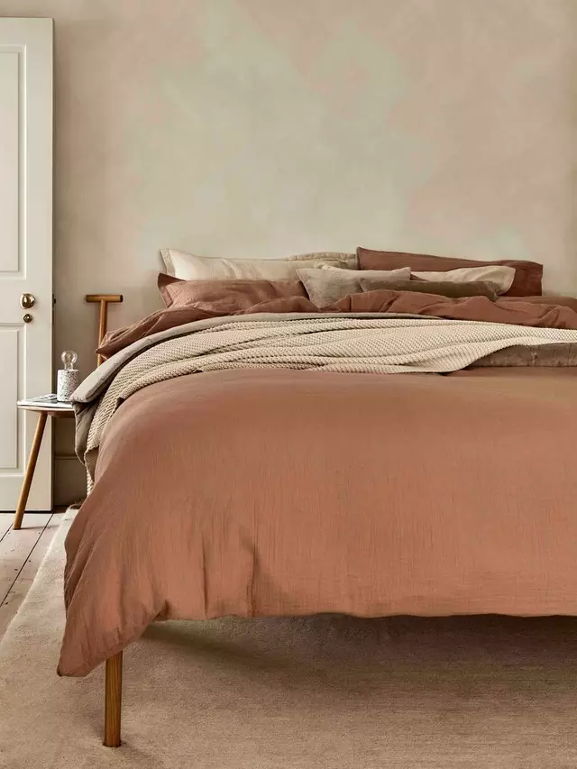 

Комплект пододеяльников Christy Organic Retreat Duvet, цвет clay