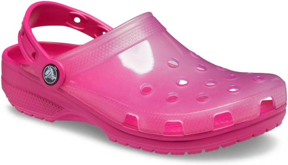 Сабо Унисекс Классические Полупрозрачные Сабо Crocs, розовый — фото 3