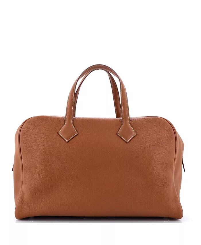 

43 Дорожная сумка Victoria II Клеманс Pre-Owned HERMÉS, коричневый