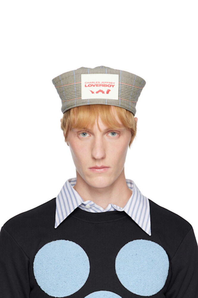 

Эксклюзивная бежевая матросская шляпа от SSENSE Charles Jeffrey LOVERBOY