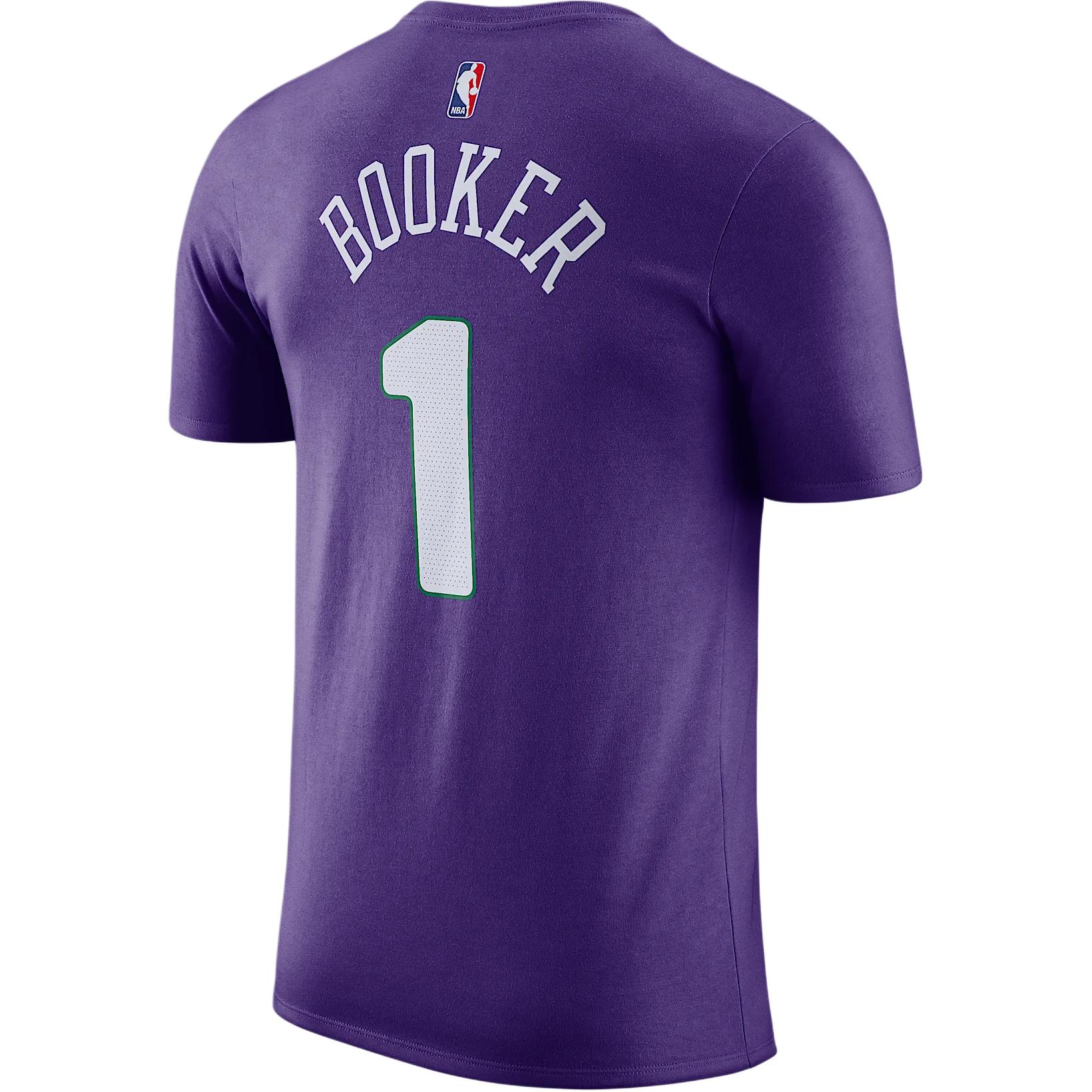 Футболка мужская Devin Booker Phoenix Suns Essential City Edition Nike, фиолетовый — фото 4