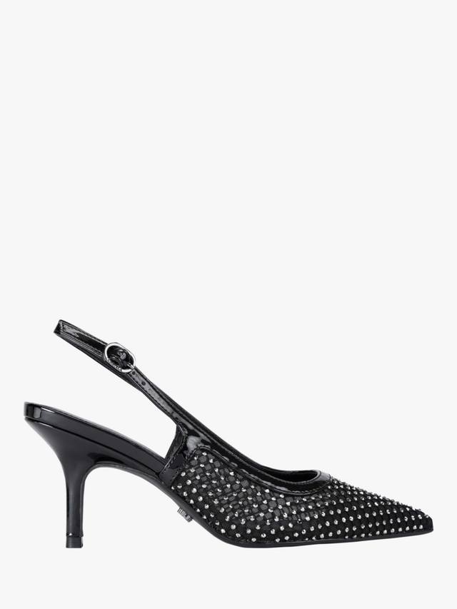 роскошные туфли-лодочки с драгоценными украшениями Carvela, Black