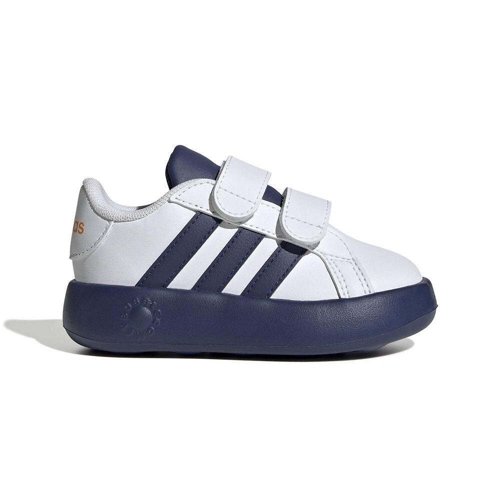 Adidas Grand Court 2.0 Обувь для малышей/малышей, цвет White Black White — фото 2