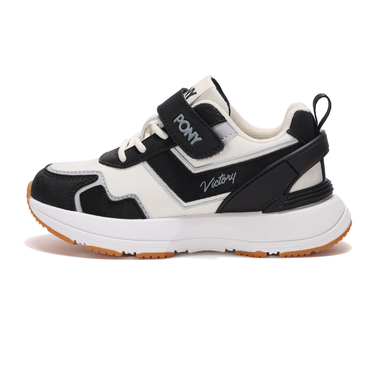 

Кроссовки PONY Kids Lifestyle Shoes Kids Low-top White, черный