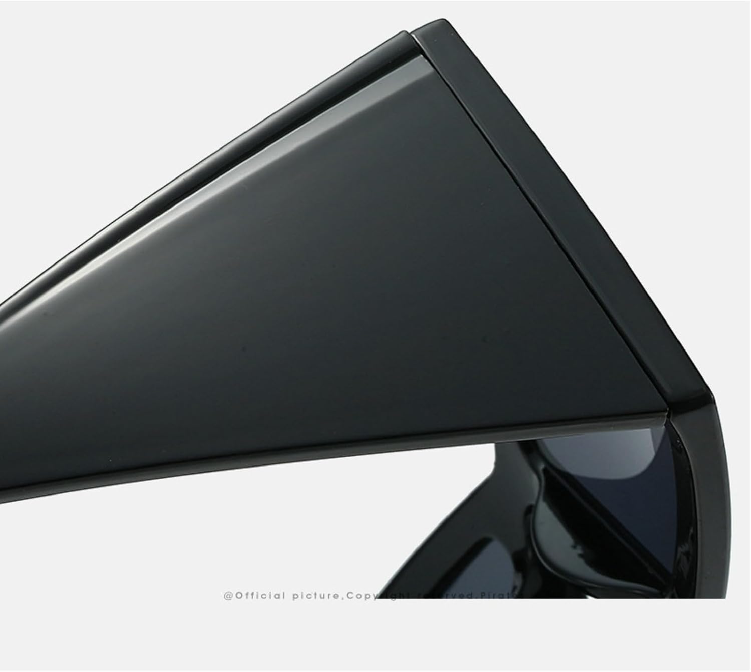 

Солнцезащитные очки Melrose Cat Eye для женщин, большая оправа, роскошные солнцезащитные очки в стиле панк, ветрозащитные очки с защитой от УФ-излучения UV400 18040, Black