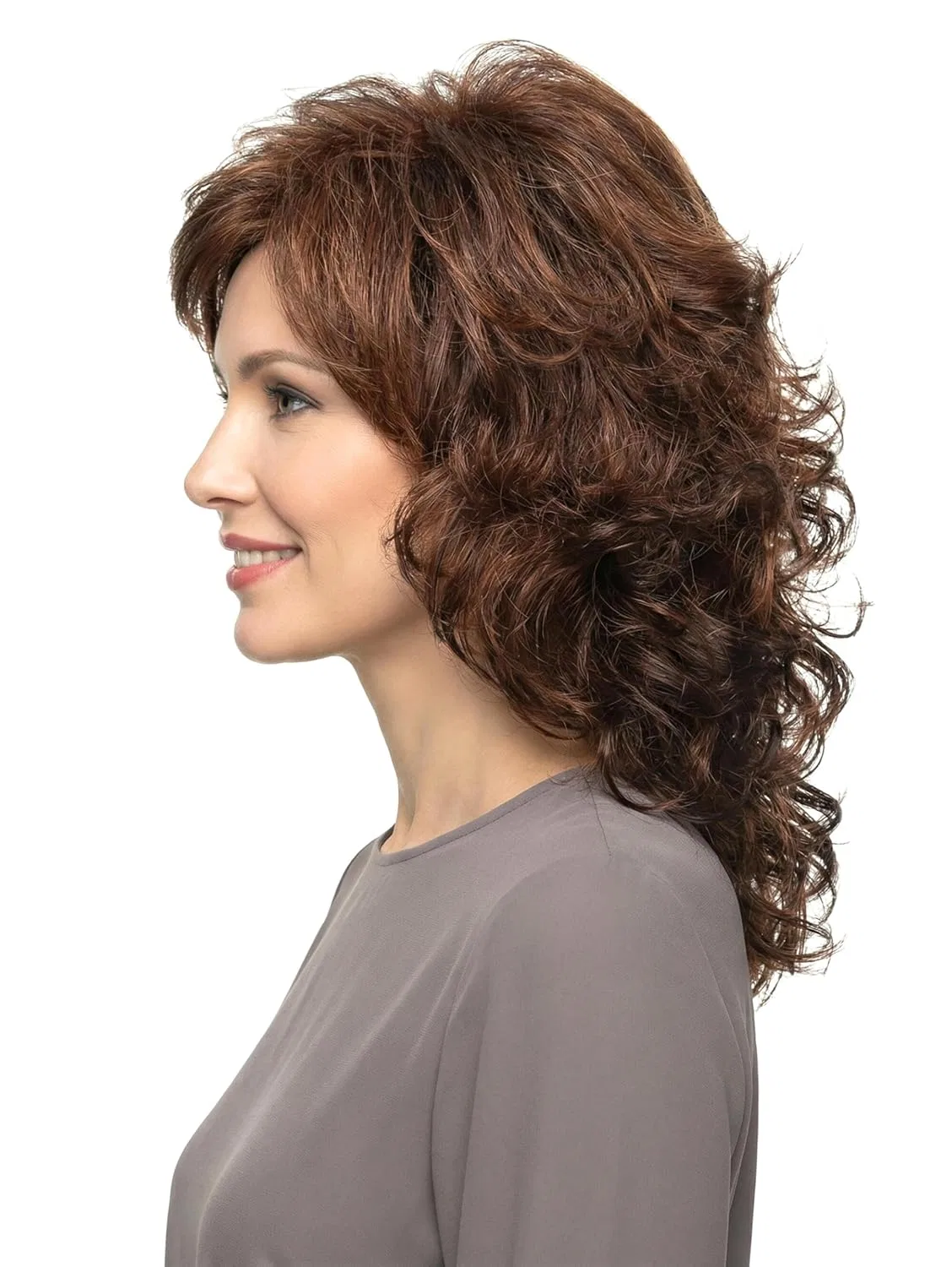 Парик Lofty Gloria из высококачественных синтетических волос Lofty, Medium/Light Reddish Brown — фото 2