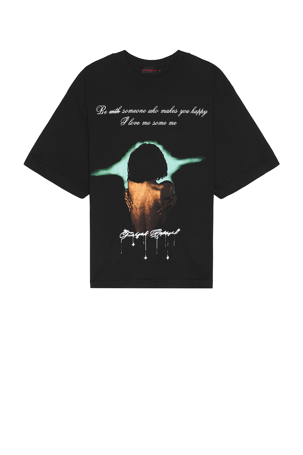

Футболка «люби меня» Funeral Apparel, черный