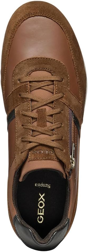 Кроссовки Geox Mens U Renan a, Brown Cotto — фото 4