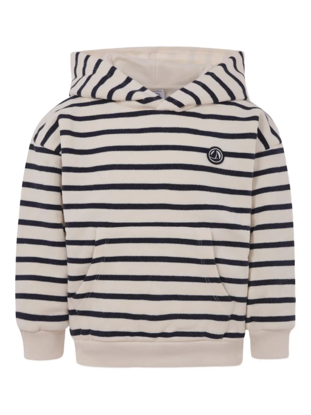 

Полосатая толстовка с капюшоном Petit Bateau, нейтральный