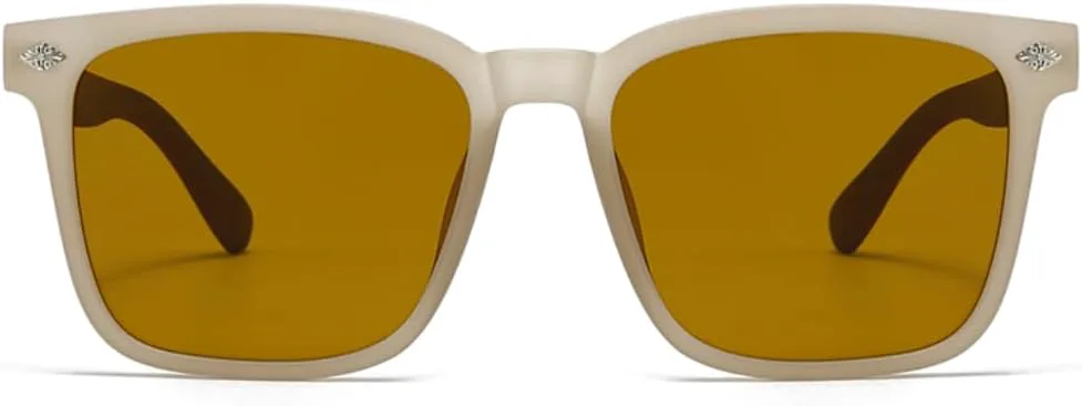 

Солнцезащитные очки с защитой UV400 | Круглая легкая оправа, цветные линзы | Для женщин и мужчин, для занятий спортом на открытом воздухе и вождения DSVIGF, Orange