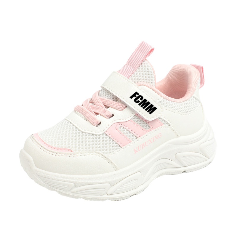 

Нескользящие дышащие низкие повседневные кроссовки для детей FCMM, розовый