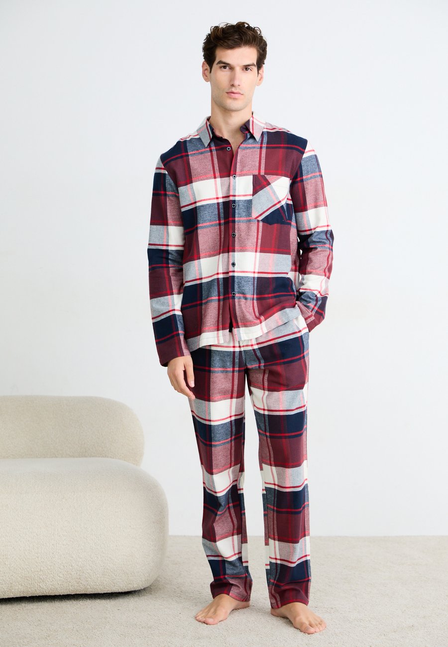 

Пижамный комплект Schiesser LANG SET, Burgund/Dark Red