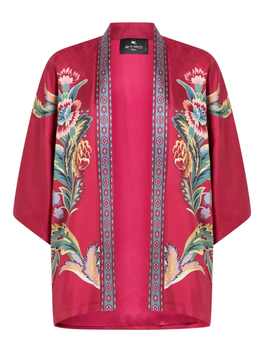 

Топ с цветочным принтом ETRO, красный