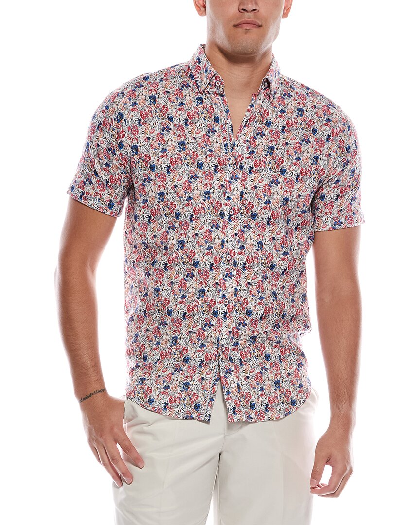 

Рубашка Роберта Грэма Падара Tailored Fit Woven Robert Graham