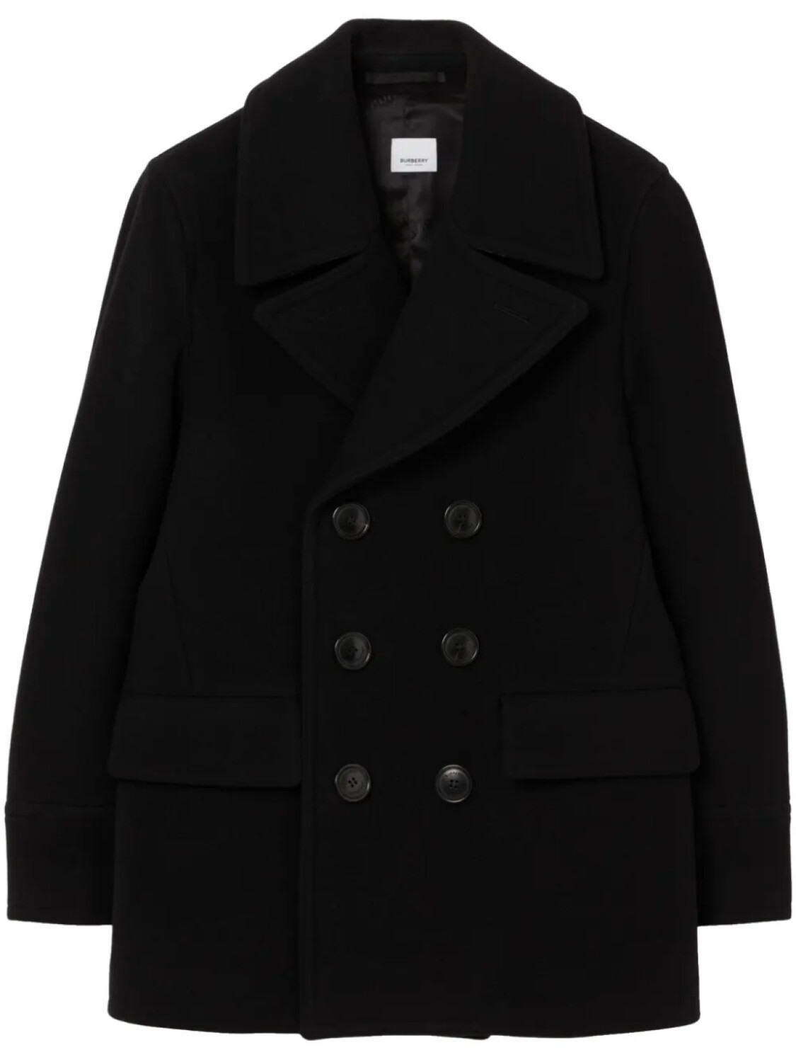 

Двубортный бушлат Burberry, черный
