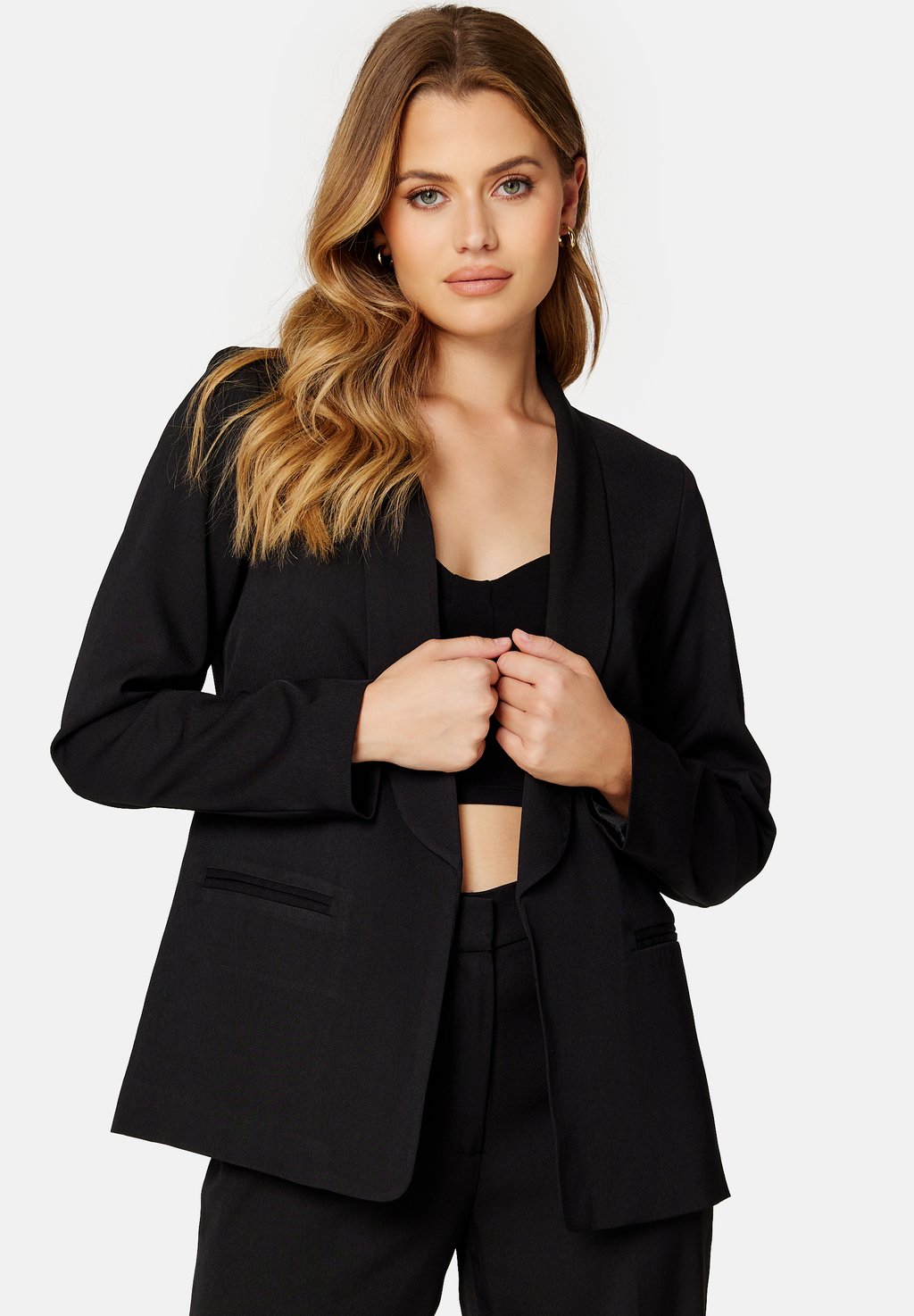 

Блейзер SHAWL COLLAR REGULAR L/S BLAZER Bubbleroom, черный