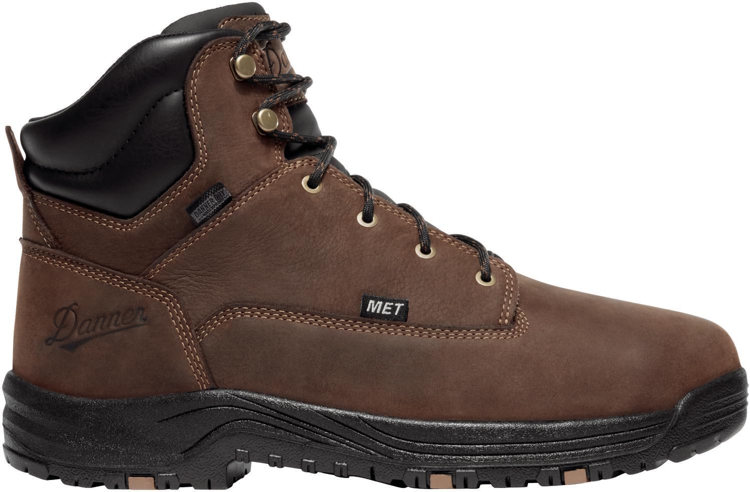 Мужские ботинки Danner Caliper 6 коричневые MET AL - прочная рабочая обувь с повышенным комфортом и поддержкой для сложных условий — фото 2
