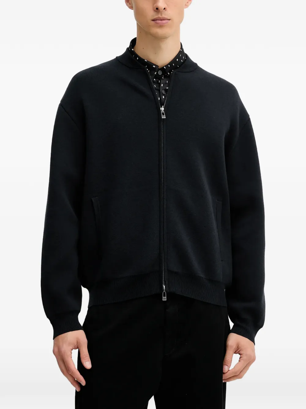 

Кардиган на молнии Armani Exchange, синий