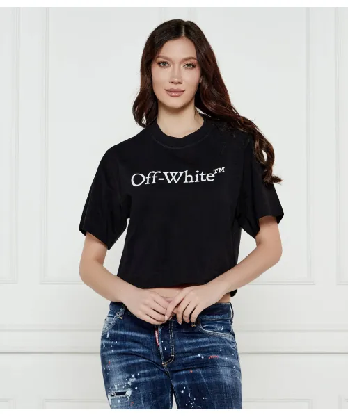 

Футболка Cropped fit Off White, черный