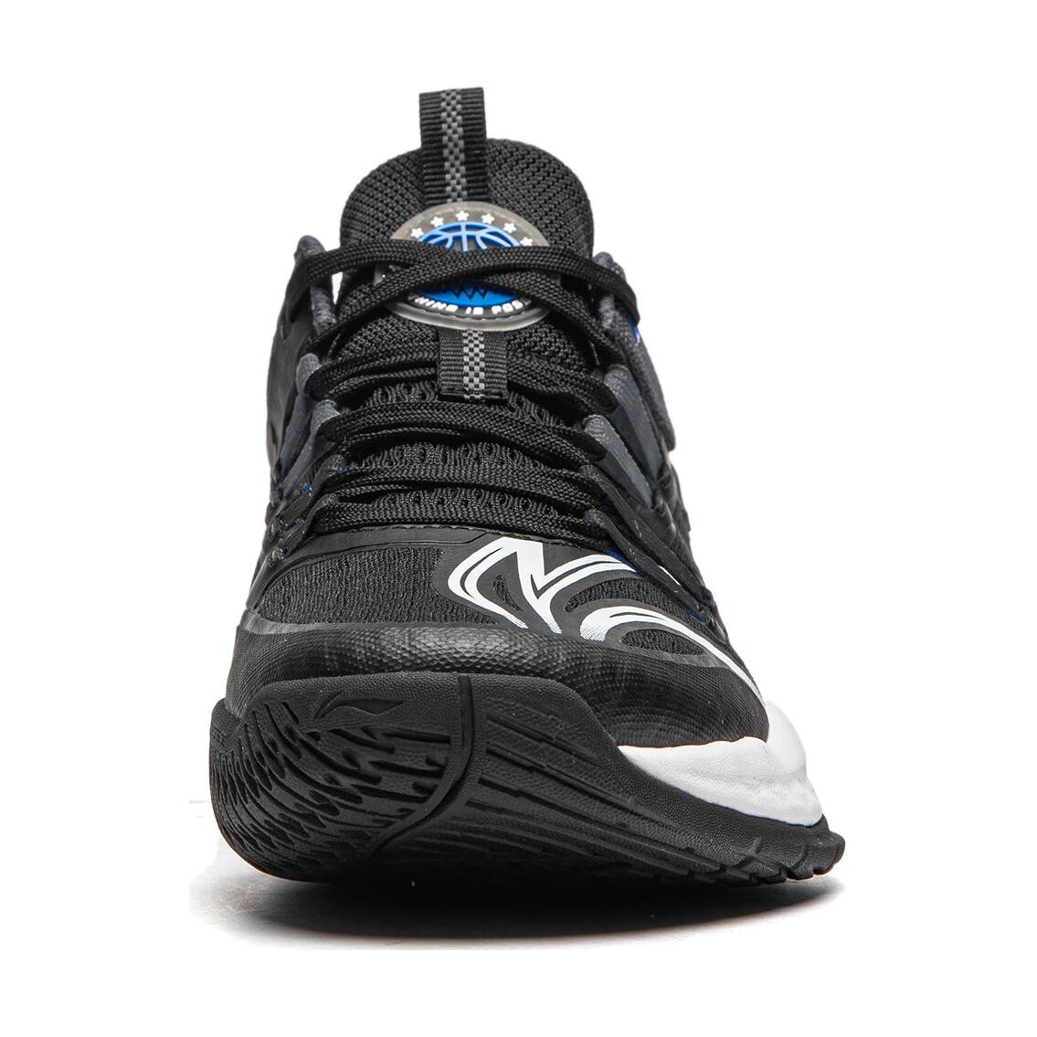 Баскетбольные кроссовки Dragon Fist V3 Kids GS Low-top Black Lining Young, черный — фото 4