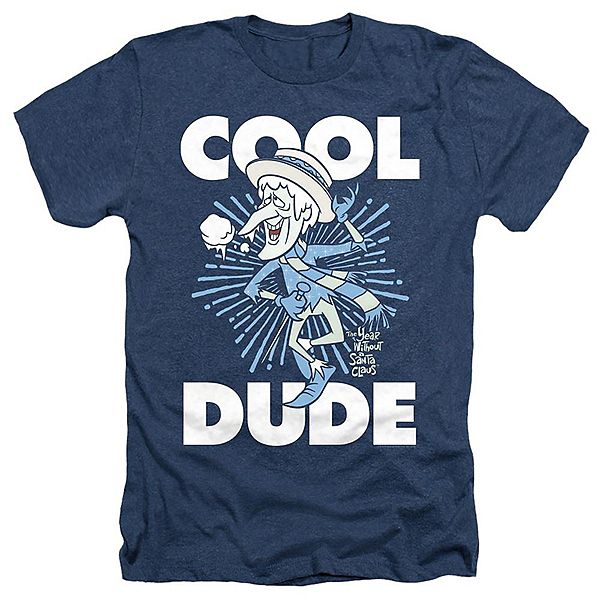 

Футболка The Year Without a Santa Claus Cool Dude Adult Heather Licensed Character