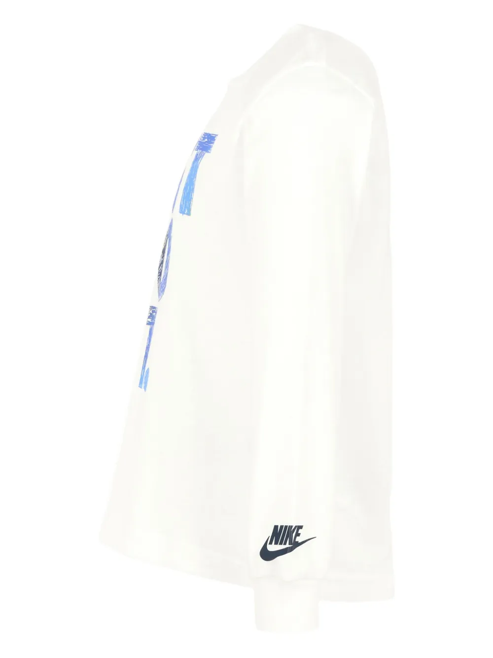 Футболка с длинными рукавами Nike Kids, белый — фото 3