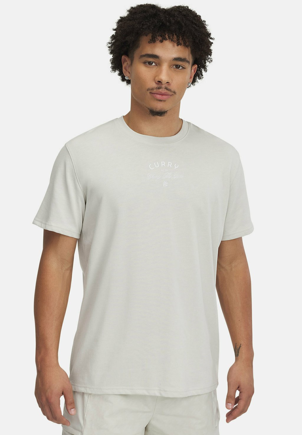 

Футболка с принтом SHORT-SLEEVE Under Armour, кремовый