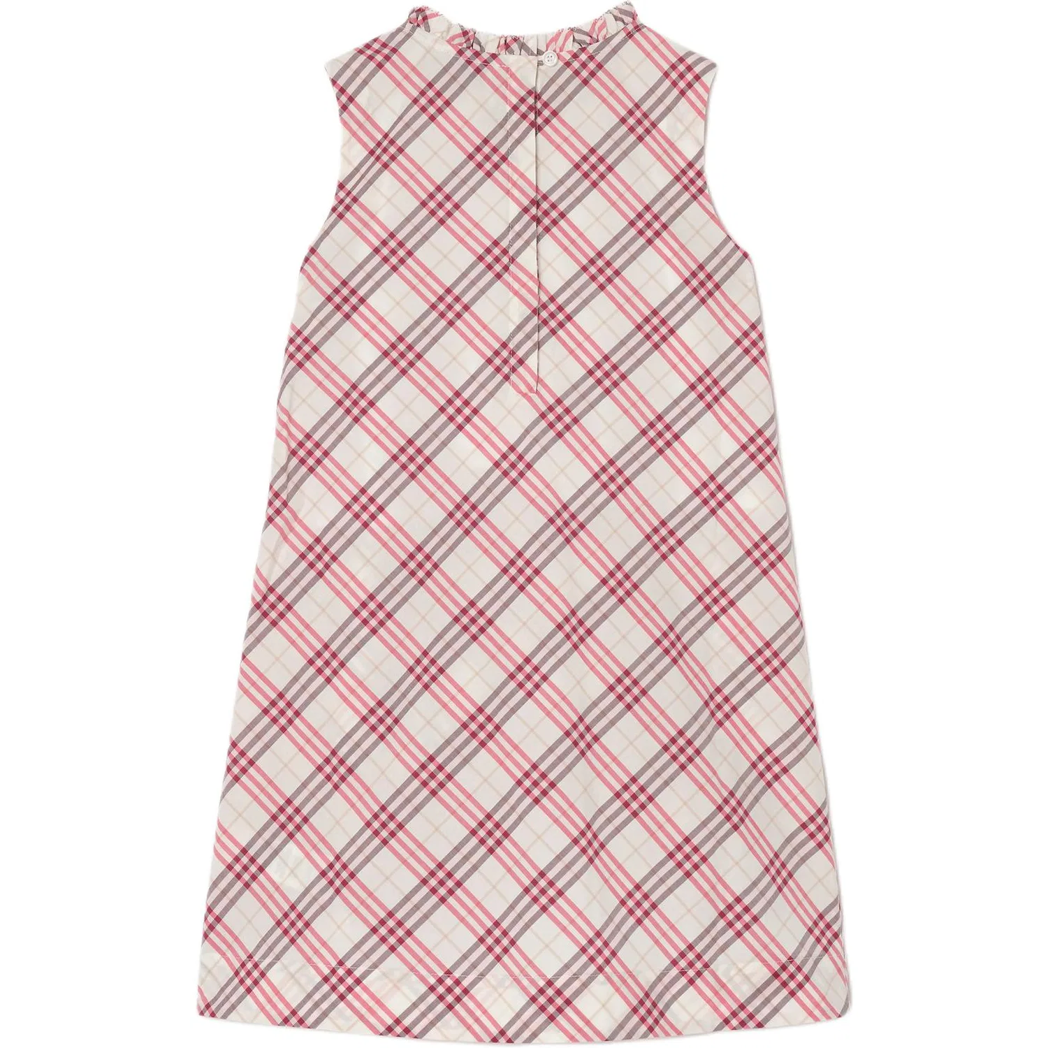 Платье детское crew neck moderate mid length Burberry, Eggplant Purple — фото 3