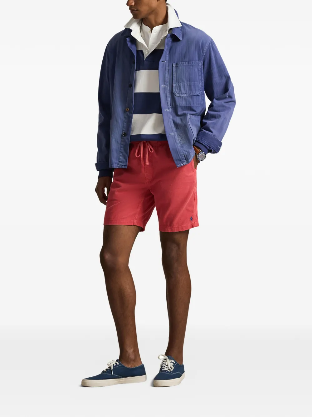 Шорты с кулиской POLO RALPH LAUREN, красный — фото 2