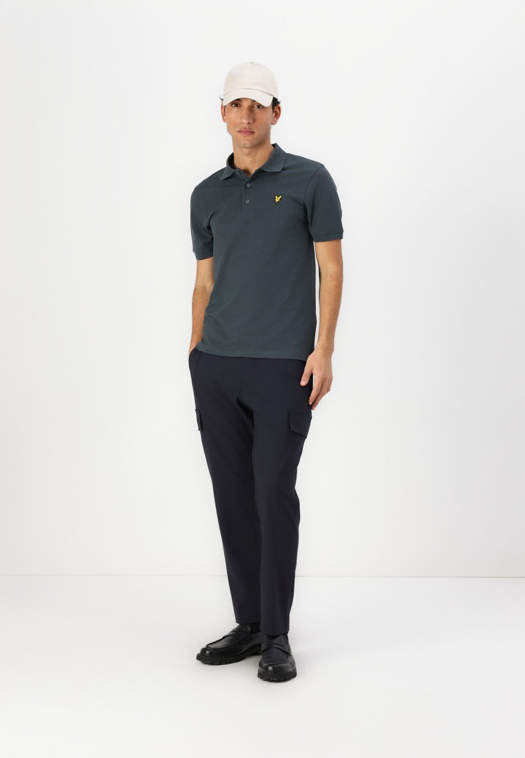 

Рубашка поло PLAIN Lyle & Scott, темно-зеленый