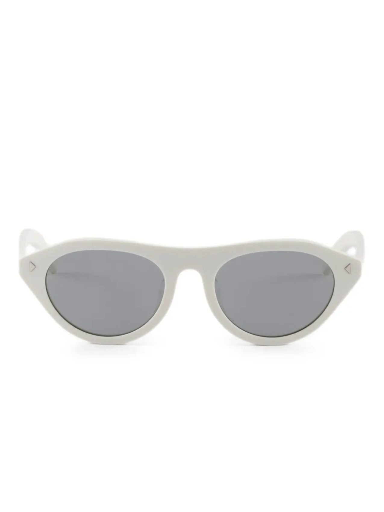 

Prada Eyewear oval-frame солнцезащитные очки, белый