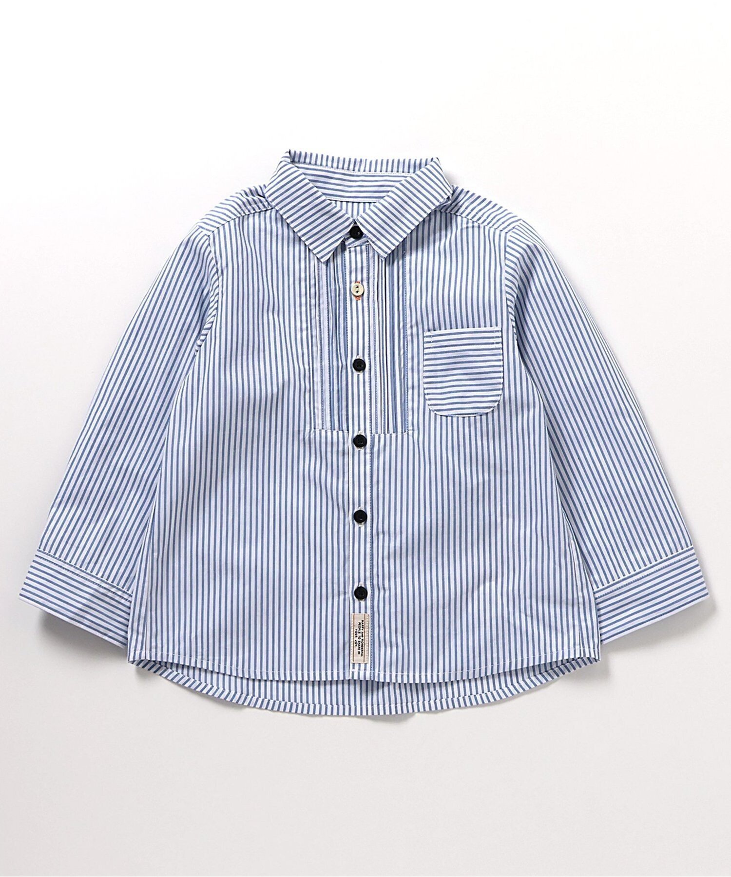 Классическая рубашка с защипами и обычным воротником BREEZE, Striped pattern
