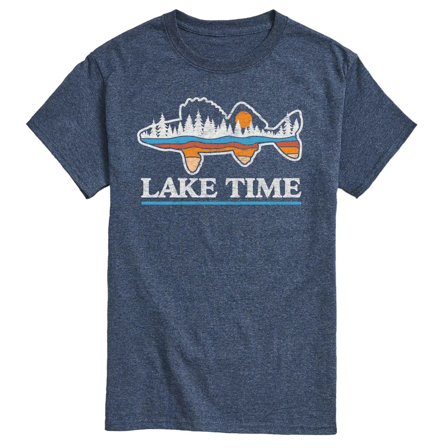 

Мужская футболка с рисунком Lake Time Licensed Character