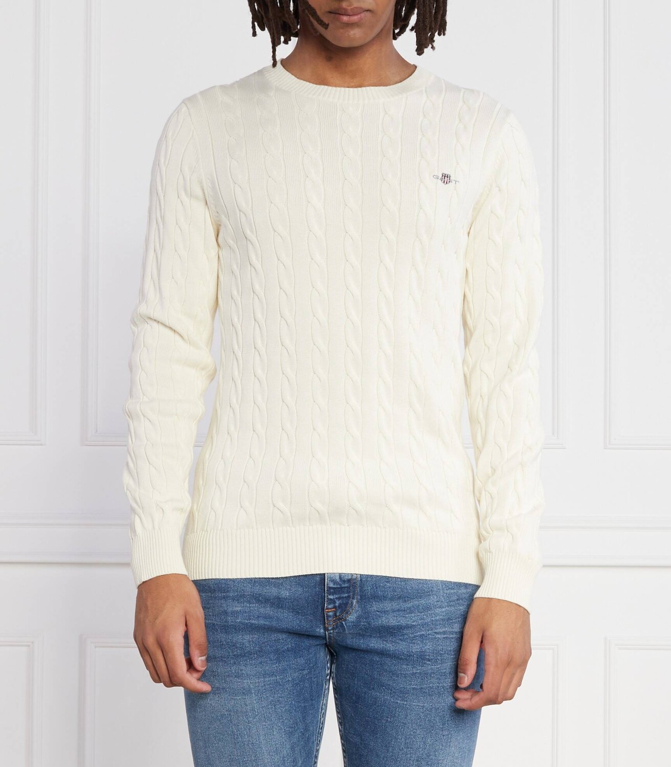 

Свитер Gant Regular Fit, экрю