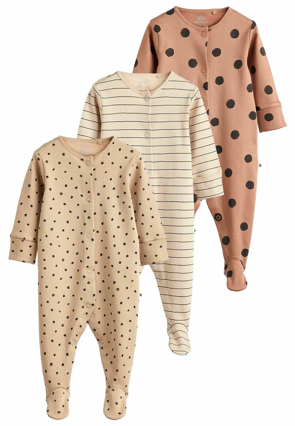 

Детская пижама 3 PACK, REGULAR FIT Next, бежевый