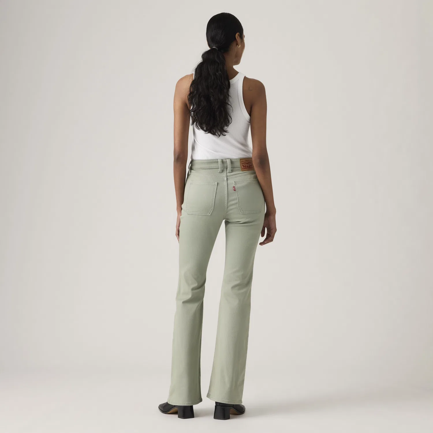 Женские джинсы 726 с накладными карманами Levi's, Green — фото 3