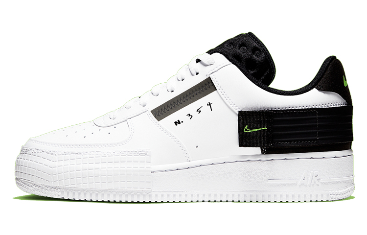 

Кроссовки Nike Air Force 1 Drop Type N.354, белый/черный