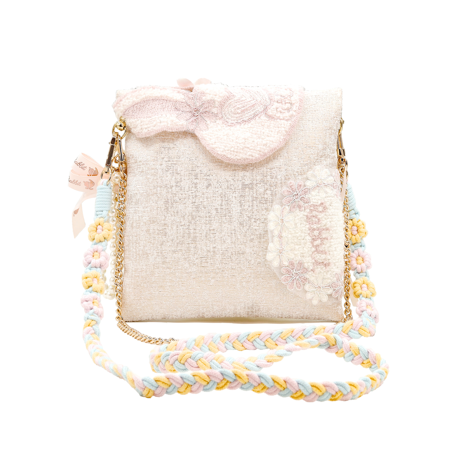 CHANEL Складной косметичка Love Letter Classic Logo полиэстер конверт косметичка инструменты для макияжа white — фото 4