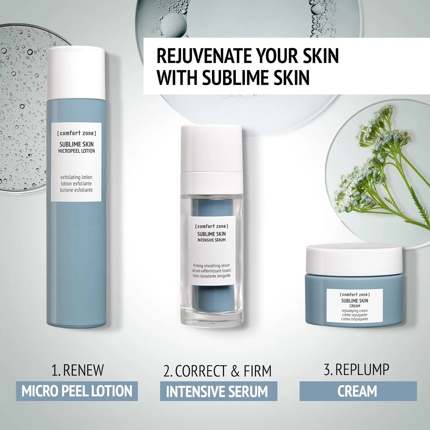 Пилинг [ Comfort Zone ] — Sublime Skin Peel Pads, отшелушивающие салфетки для лица, осветляют, выравнивают — фото 4