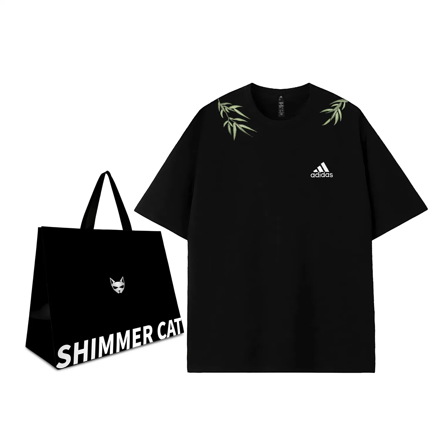 Футболка с принтом Adidas MUST HAVES Unisex Crew Neck Exclusive-Black