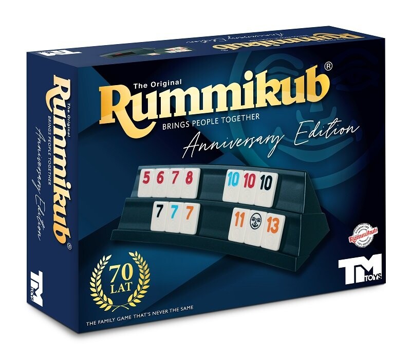 

Руммикуб Лемада, Юбилейное издание, Игра-головоломка, TM Toys Rummikub