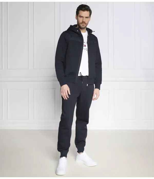 Толстовка MIX MEDIA ZIP TAPE THRUGH regular fit Tommy Hilfiger, темно-синий — фото 2