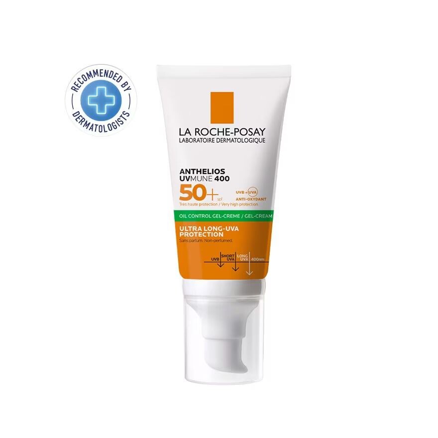 

Laroche-Posay La Roche Posay Anthelios UVmune400 Гель-крем для контроля жирности SPF50+ 50 мл, white