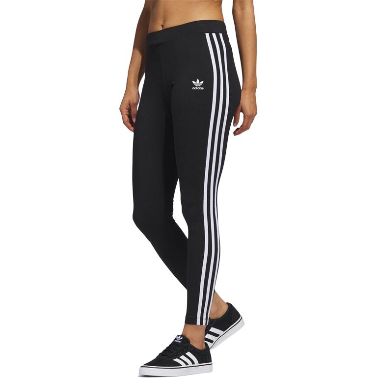 Adidas Trefoil Logo Cotton Leggings Adidas Originals, черный — фото 3