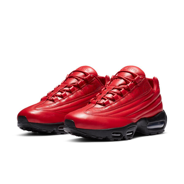 Кроссовки x supreme air max 95 lux Nike, красный — фото 3