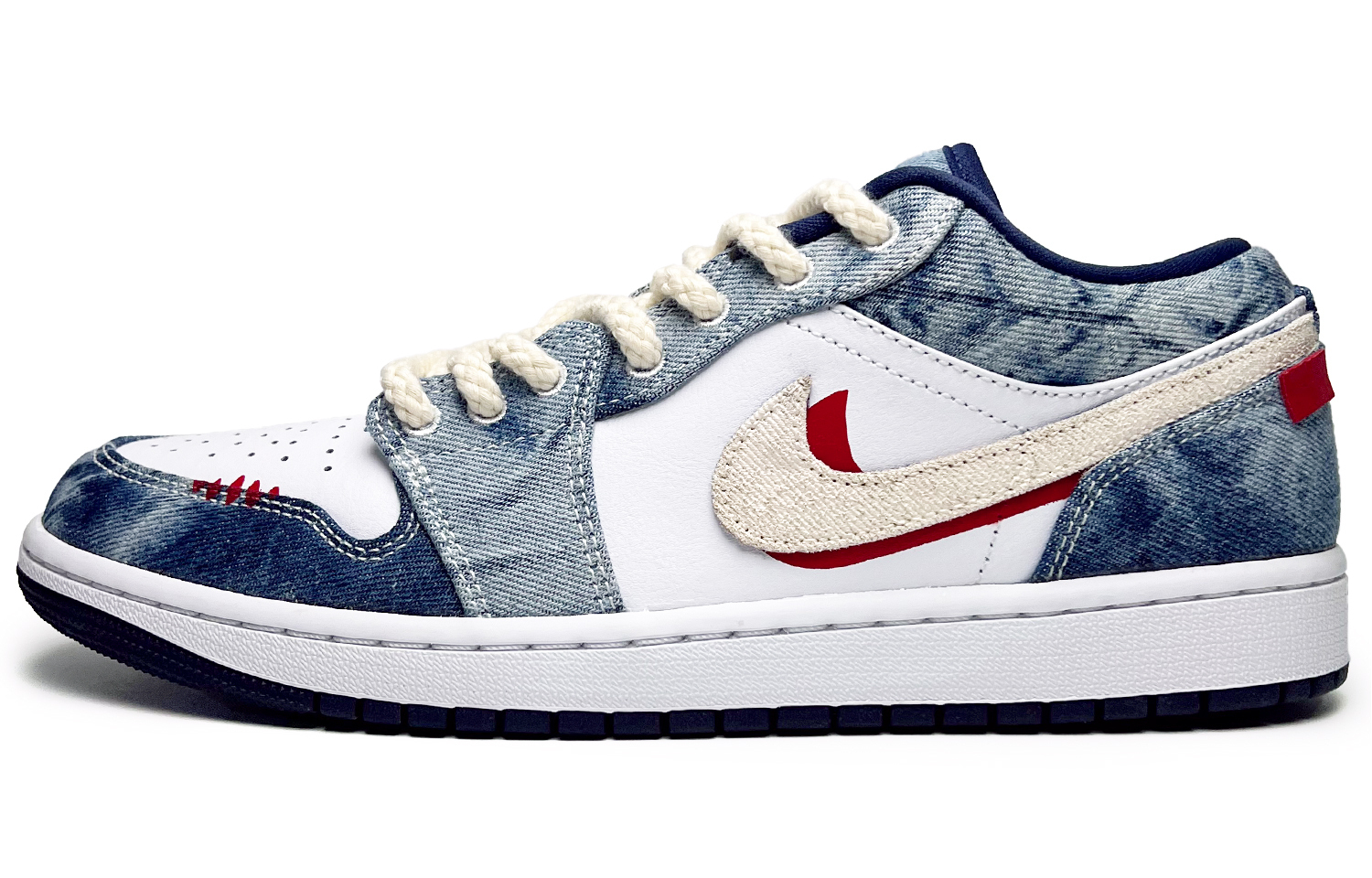 

Эйр 1 низкие винтажные баскетбольные кроссовки мужские синие белые Jordan