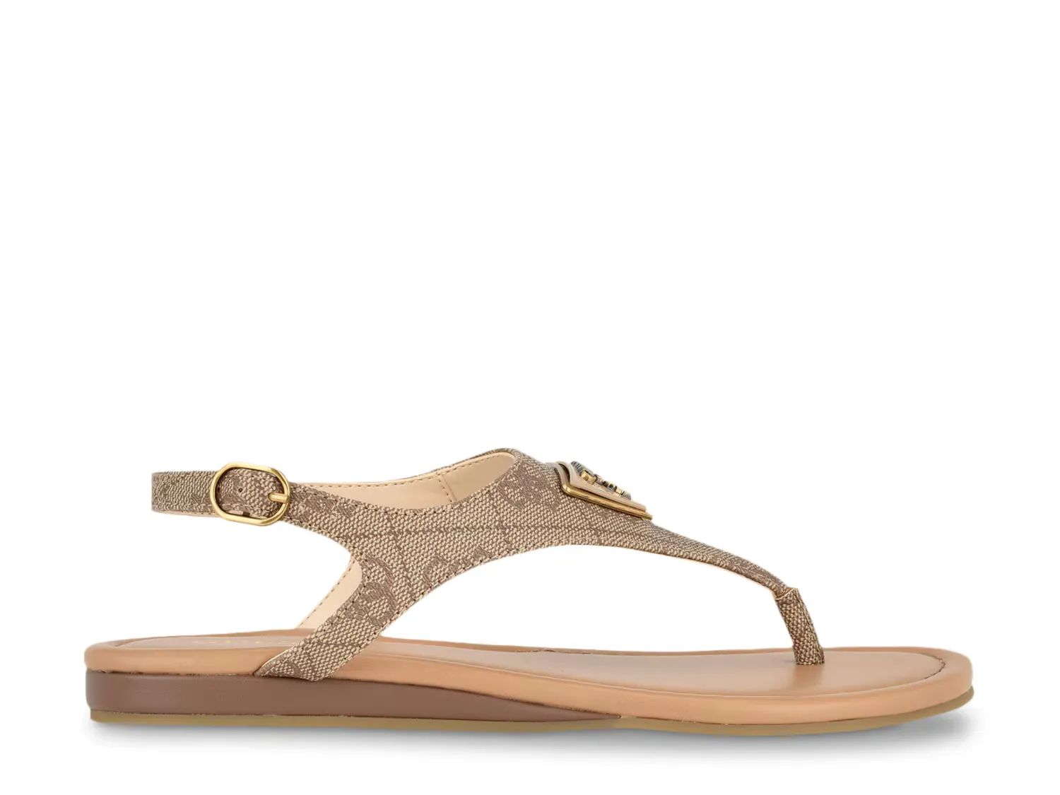 Сандалии Unali Sandal Guess, цвет tan — фото 3