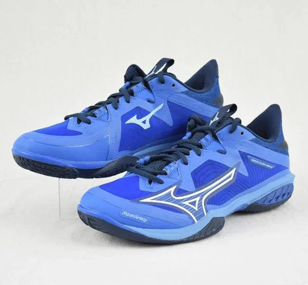 Унисекс кроссовки для бадминтона «Wave Claw NEO 2» от Mizuno, 06 Blue X White — фото 2