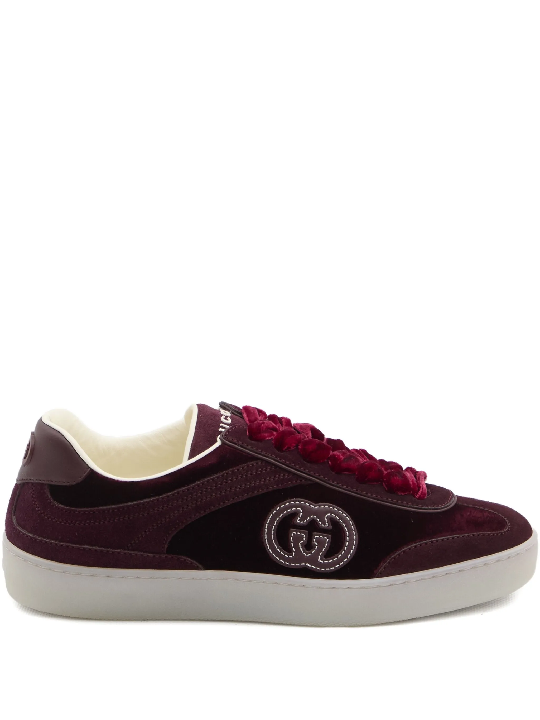 Кеды с логотипом GG Gucci, красный