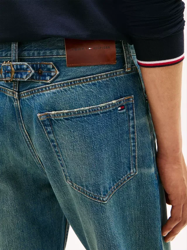 Свободные джинсы свободного кроя, цвет Марио Блю Tommy Hilfiger — фото 4